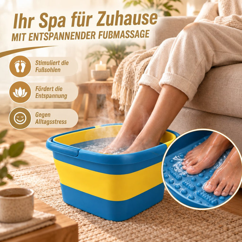 Faltbare Fußbadewanne