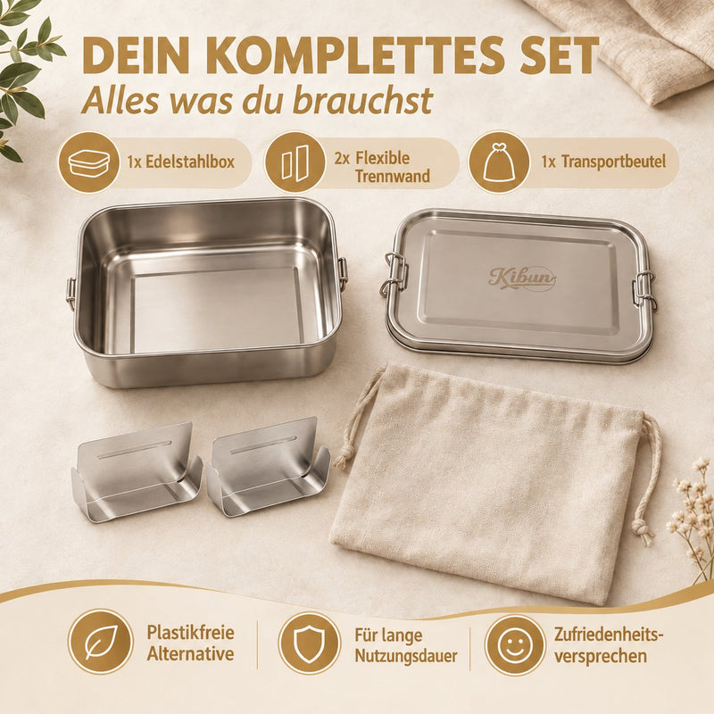Lunchbox aus Edelstahl