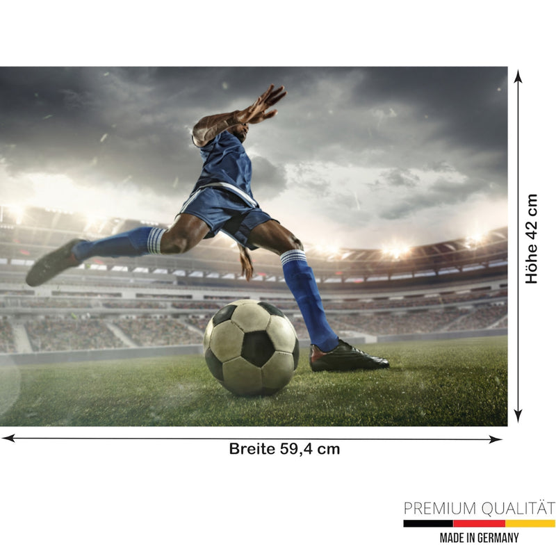 Fußball Poster 60 x 42 cm