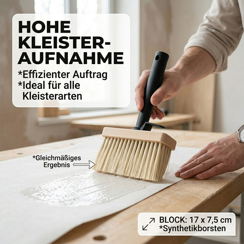 Deckenbürste Synthetikborste geschlitzt / Gr. 1 17 x 7,5 cm / Borstenlänge 70 mm