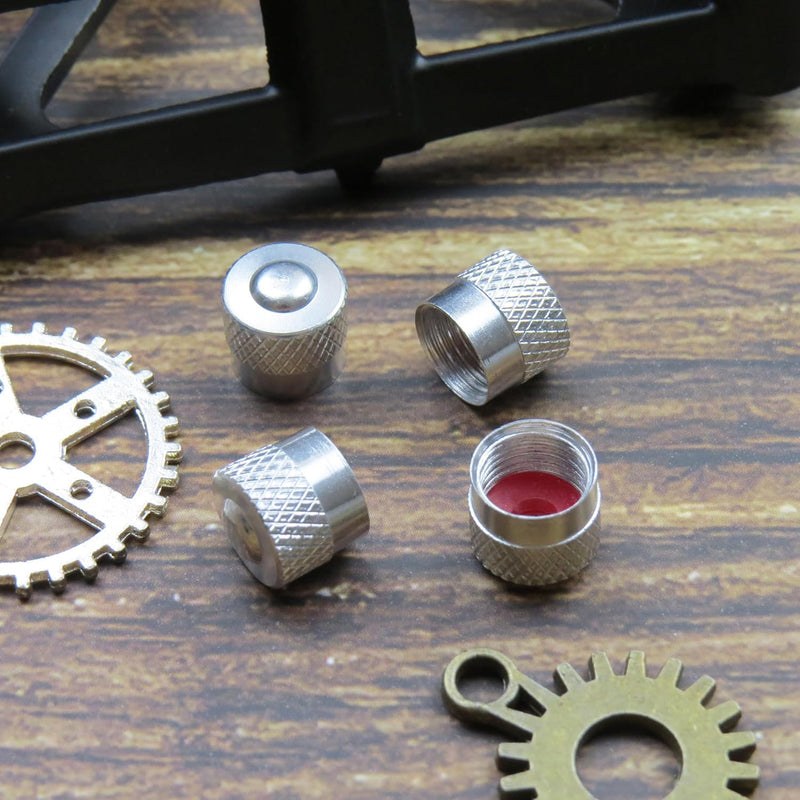 Schrader Ventilkappen, Aluminium Racing, 4er Set
