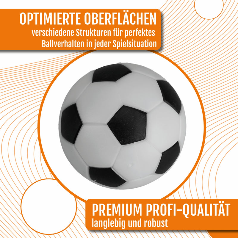 12er Set Profi Turnier Kickerbälle; 35 & 36 mm