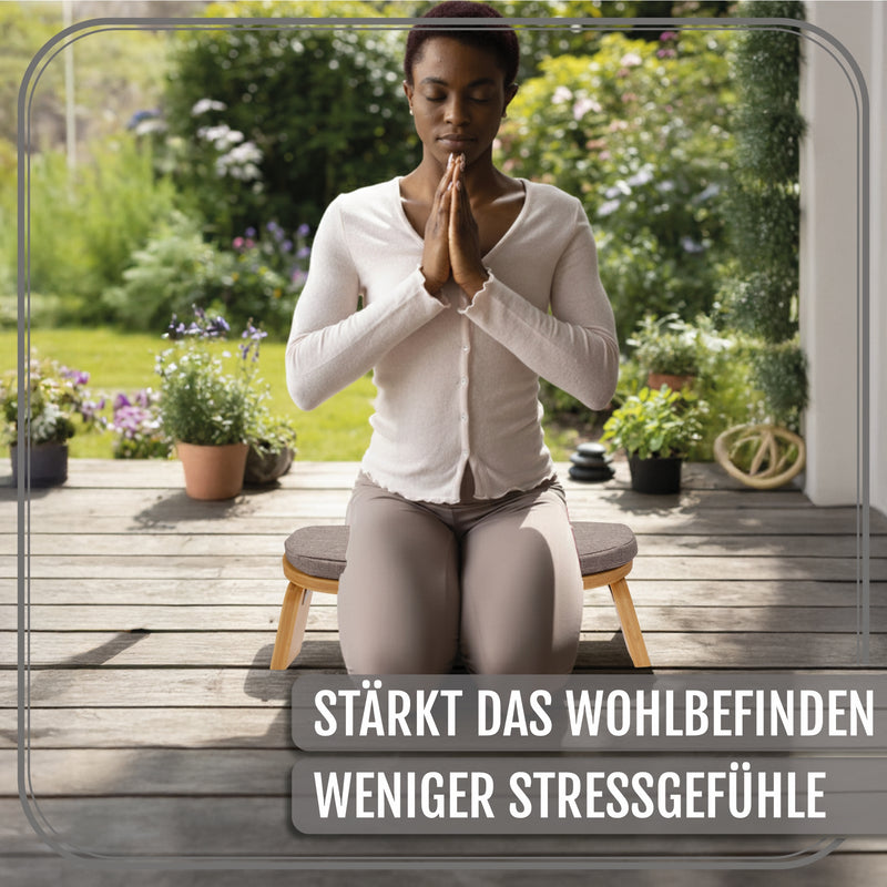 Meditationsbank Klappbar 44 x 18 cm inkl. Kissen