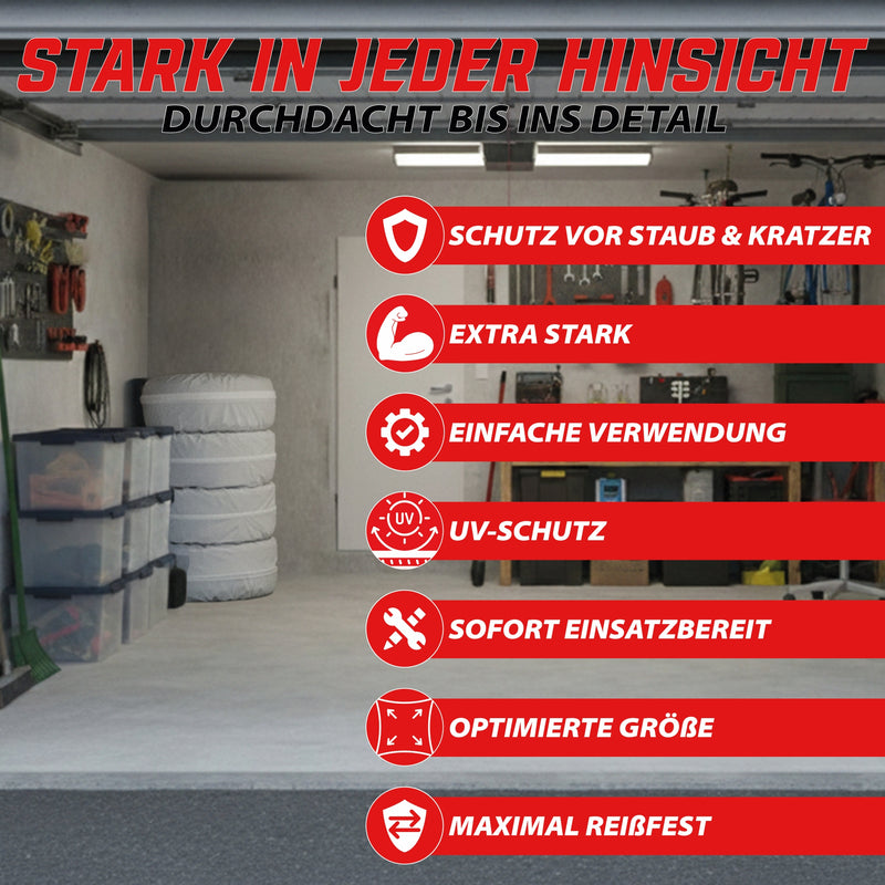 Reifentüten Schutzhüllen Reifentaschen 4er Set