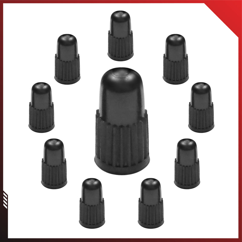 10er Set: Fahrrad Ventilkappen Dunlop/Presta