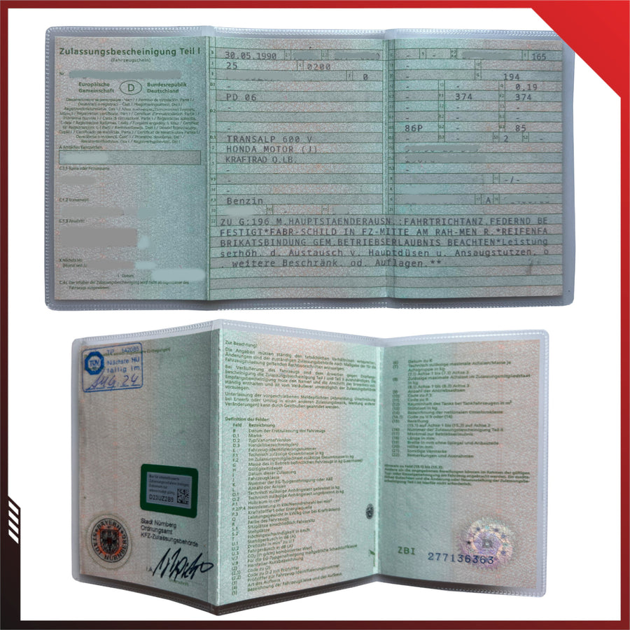 Fahrzeugscheinhülle 10er Set