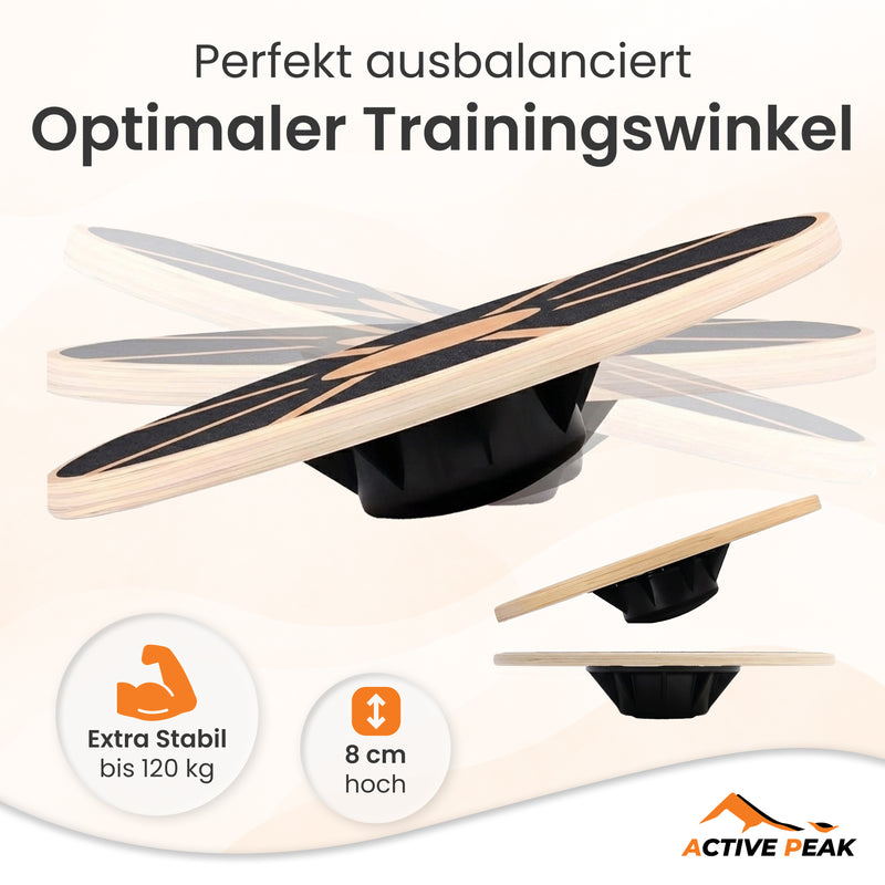 Therapie Kreisel Balance Board aus Holz