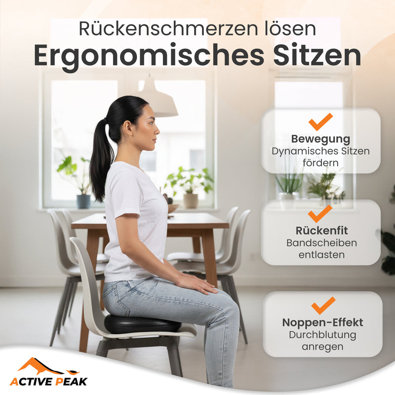 Balance Ballsitz-Kissen mit Luftpumpe
