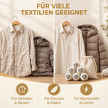 Trocknerbälle aus Schafwolle 6er Set