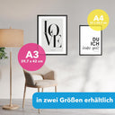 Personalisiertes Liebes-Poster für Paare