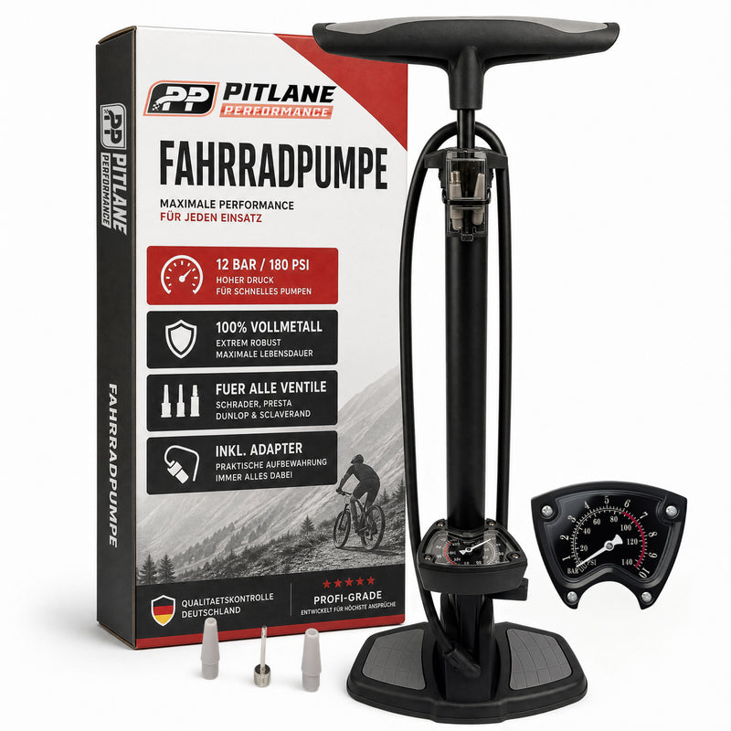 XXL Luftpumpe mit Manometer