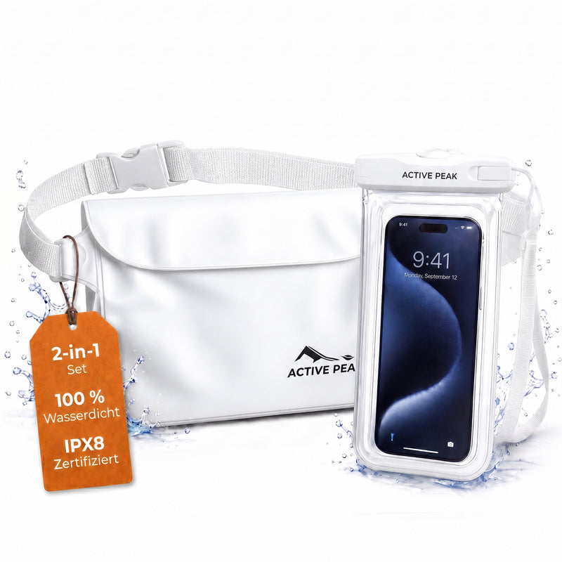Wasserdichte Bauchtasche mit Handyhülle
