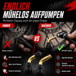 Schrader Winkelventile 90° Winkelventil für Motorrad, Roller & Quad