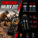 Tritt Fußpumpe Fahrradpumpe alle Ventile