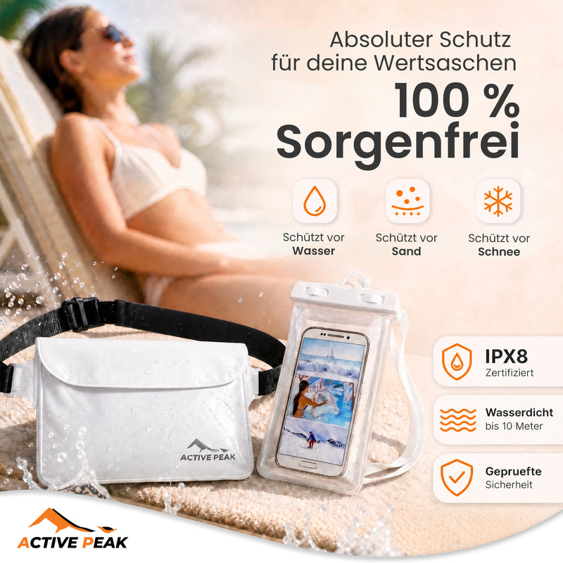 Wasserdichte Bauchtasche mit Handyhülle