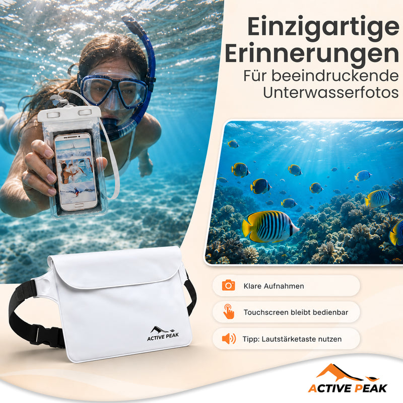 Wasserdichte Bauchtasche mit Handyhülle