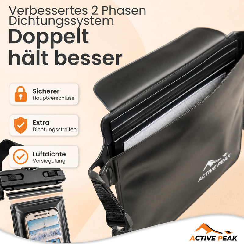 Wasserdichte Bauchtasche mit Handyhülle