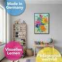 Poster Deutschlandkarte für Kinder