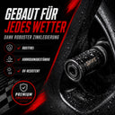Schrader Ventilkappen NitroCaps mit Diebstahlschutz 4er Set