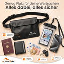 Wasserdichte Bauchtasche mit Handyhülle