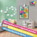 Poster Deutschlandkarte für Kinder