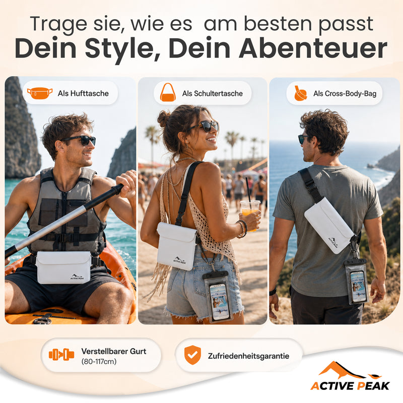 Wasserdichte Bauchtasche mit Handyhülle