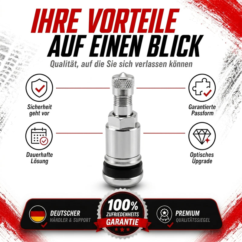 Schrader Metall Aluminium Ventile TR525