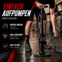 XXL Luftpumpe mit Manometer