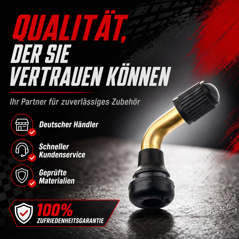 Schrader Winkelventile 90° Winkelventil für Motorrad, Roller & Quad