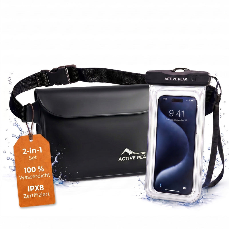 Wasserdichte Bauchtasche mit Handyhülle