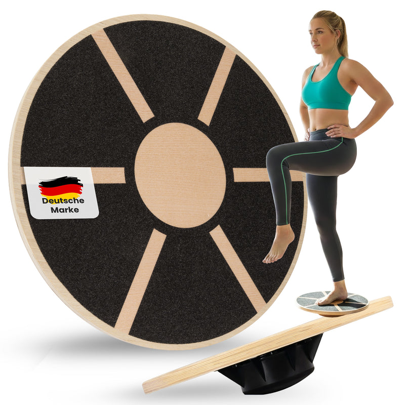Therapie Kreisel Balance Board aus Holz