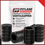 Schrader Ventilkappen, Aluminium Komfort, 4er Set