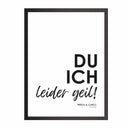 Personalisiertes Liebes-Poster für Paare