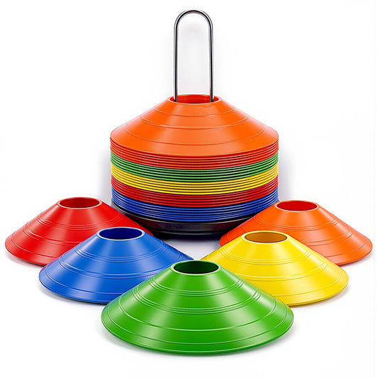 Fußballhütchen Markierungshütchen für Sport 50er Set