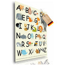 Poster Tier ABC für Kinder Größe: 60 x 42 cm