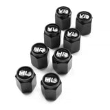 Schrader Ventilkappen, Beschriftet, 8er Set