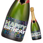 Geburtstag Flaschenetiketten Happy Birthday 2er Set