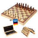 Schachbrett mit Figuren Magnetisch & Klappbar; 29x29 cm