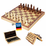 Schachbrett mit Figuren Magnetisch & Klappbar; 29x29 cm