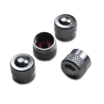 Schrader Ventilkappen, Aluminium Racing, 4er Set