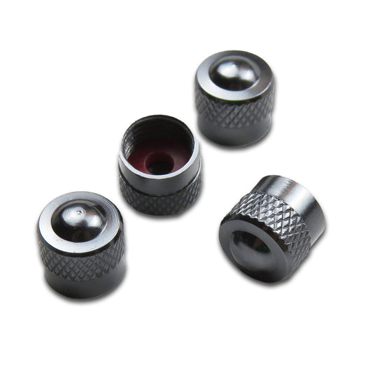 Schrader Ventilkappen, Aluminium Racing, 4er Set