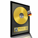 Poster personalisiert: Goldene Schallplatte