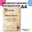 Urkunde Blanko Vordruck Premium Papier DIN A4