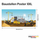 Poster: Baustelle; Größe: 82 x 42 cm