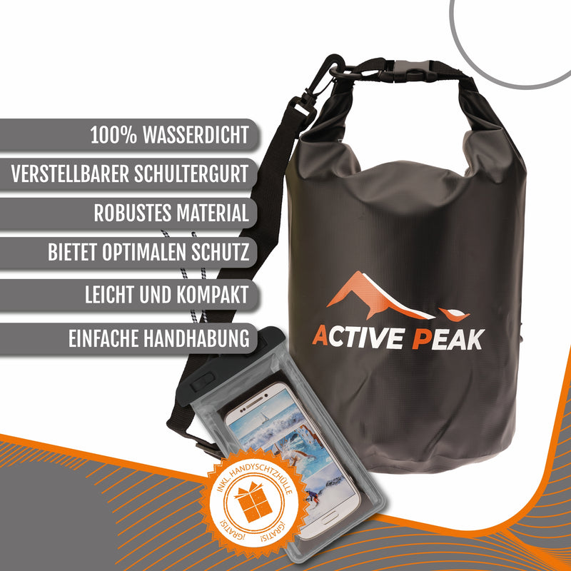 Active Peak Dry Bag mit Smartphonetasche