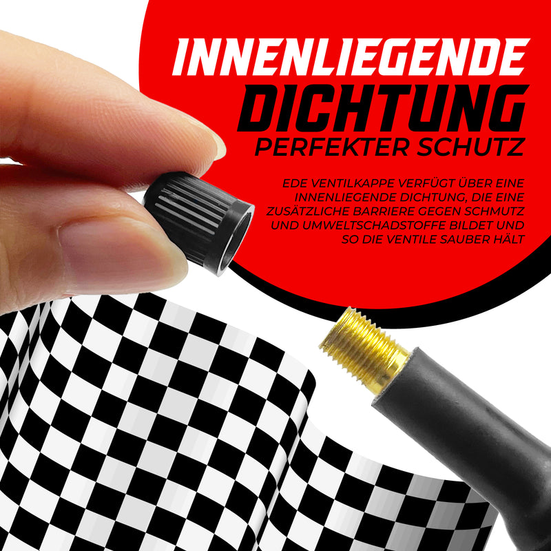 Schrader Ventilkappen, 10er Set