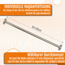 Klimmzugstange aus Edelstahl Maßanfertigung inkl. Befestigungsmaterial