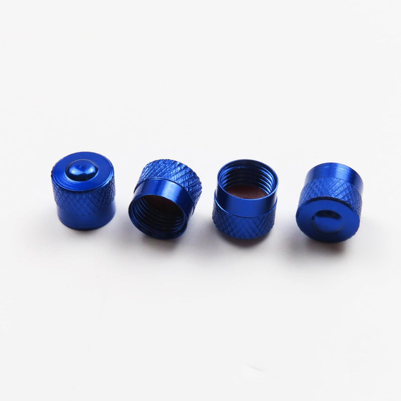 Schrader Ventilkappen, Aluminium Racing, 4er Set