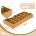Brillen/Office Organizer aus Bambus 40 x 17 x 4 cm