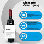 Flaschenetiketten: 2er Set Definition